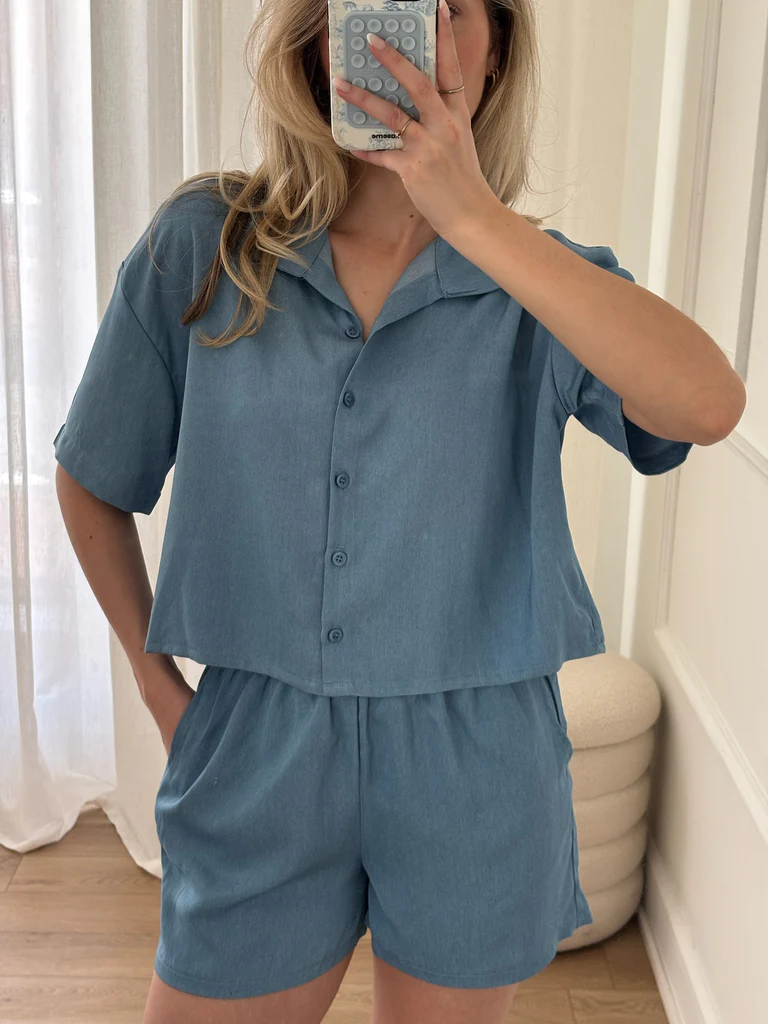 Dailystory Thelma Button Up Blouse