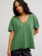 Free People Nina V-Neck Tee