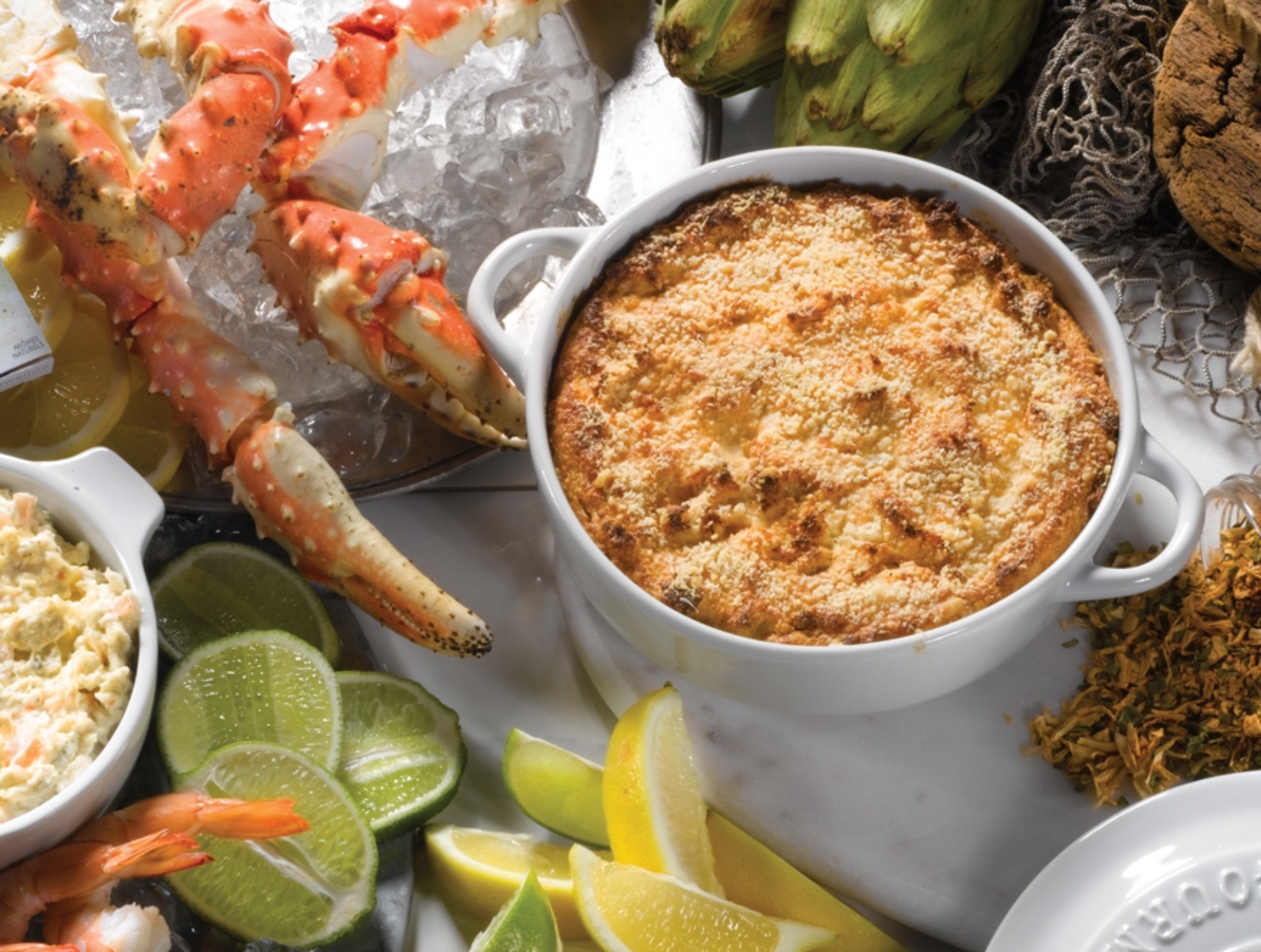 Gourmet Du Village Dip Recipe Box Crab