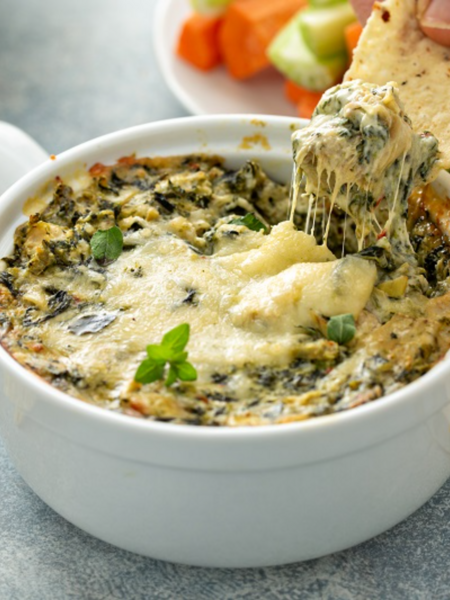 Gourmet Du Village Dip Recipe Box Creamy Spinach