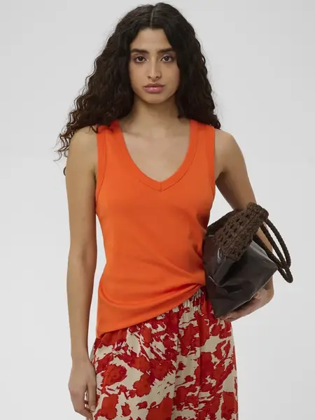 Soaked in Luxury Cosetta V-Neck Tank Top