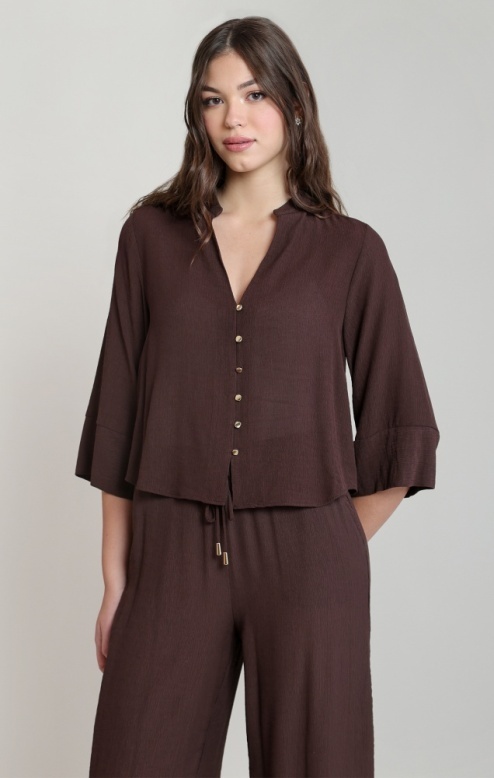 Dex Wide Sleeve Blouse