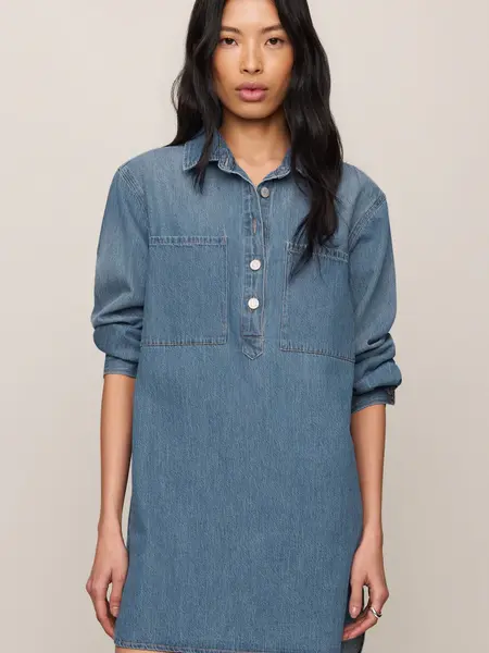 Z Supply Lucie Denim Shirt Dress
