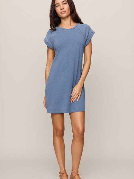 Z Supply Tate Jersey Denim Mini Dress