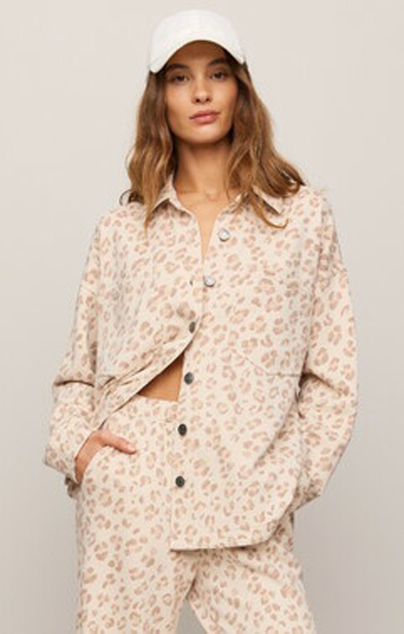 Z Supply All Day Knit Leopard Jacket