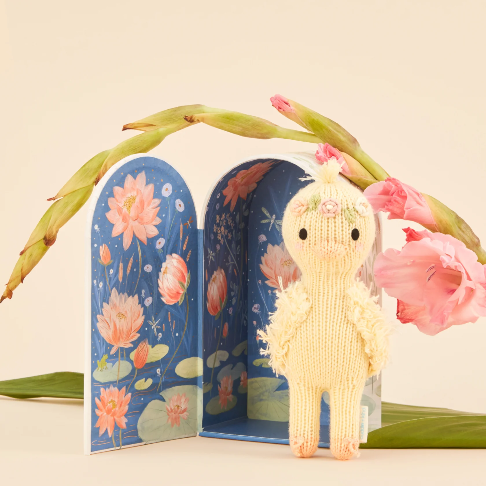 Cuddle + Kind Tiny Flora the Duckling Mauve