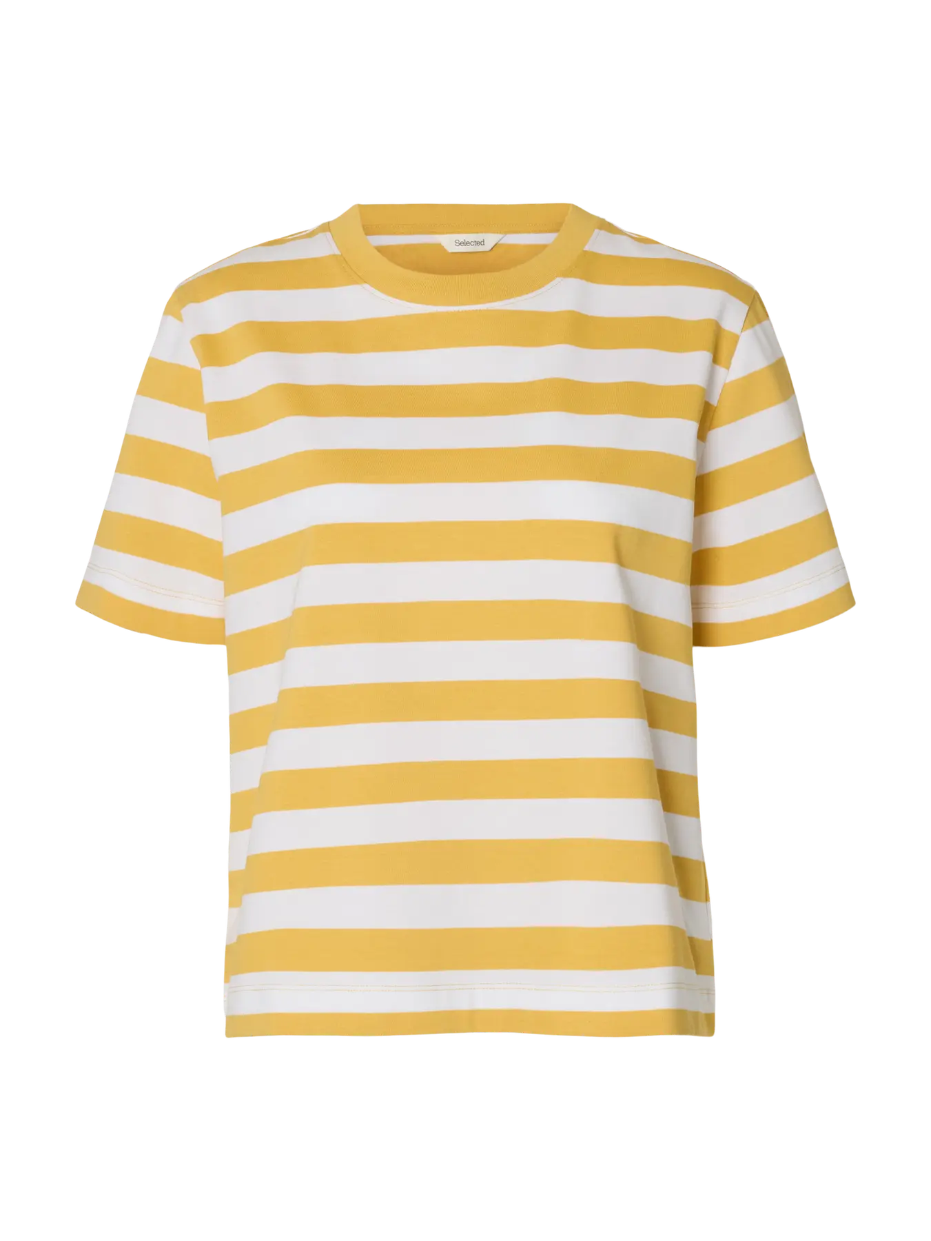 Selected Essential Striped Boxy Tee