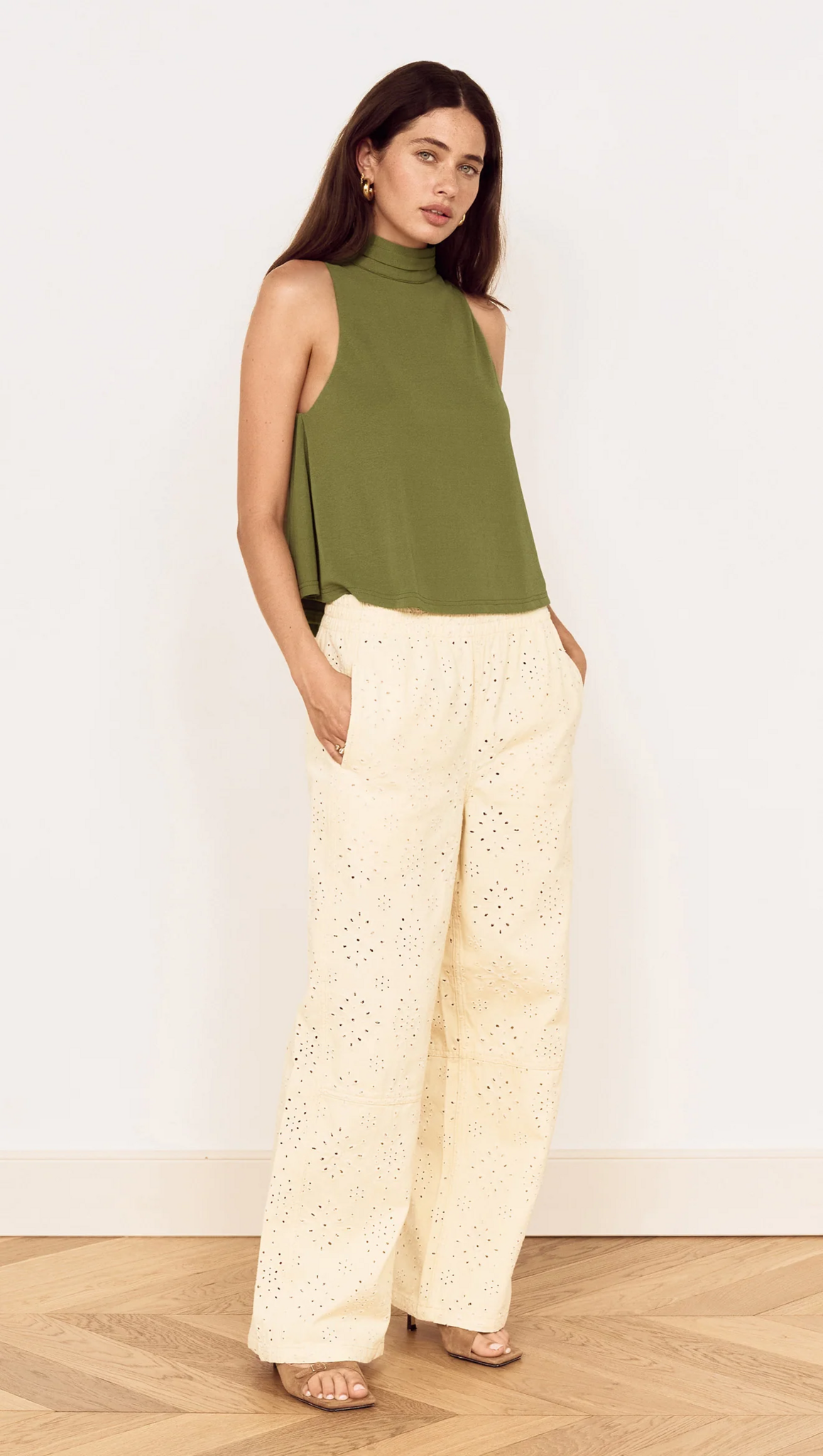 MinkPink Aster High Neck Top
