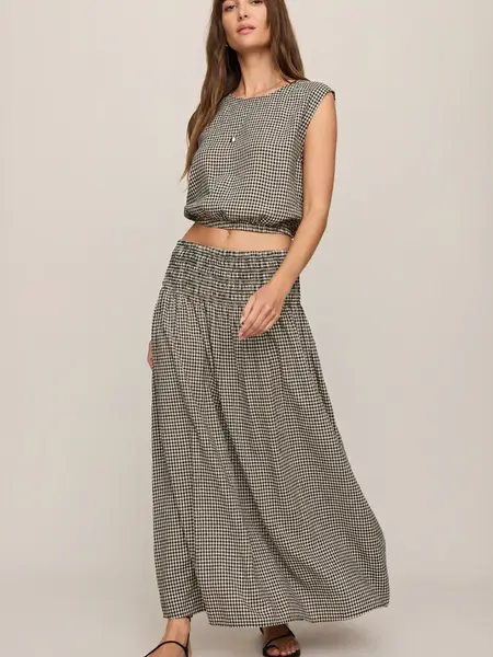 Z Supply Brooke Gingham Skirt
