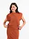 Sadie and Sage Soft Cedar Tapered Knit Top