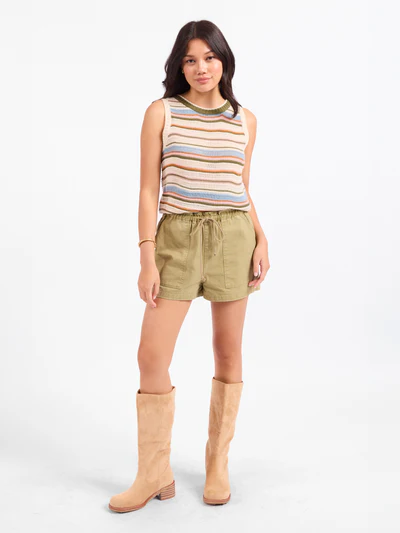 Sadie and Sage Fall Stripe Sweater Vest