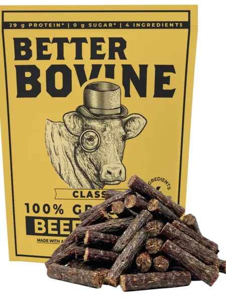 Better Bovine Grassfed Beef Sticks