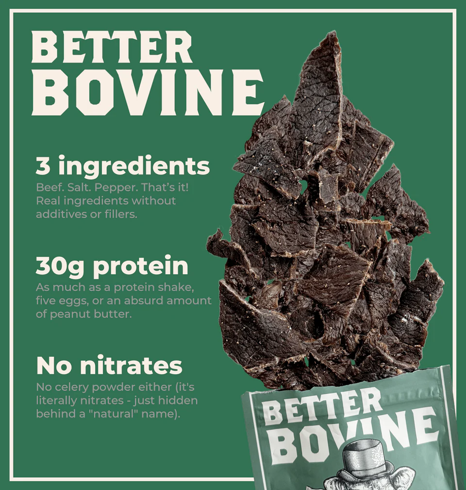 Better Bovine Extra Lean Beef Jerky
