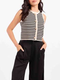 Sadie and Sage Manon Stripe Sweater Vest