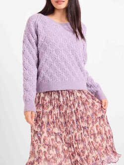 Sadie and Sage Lavender Kiss Sweater