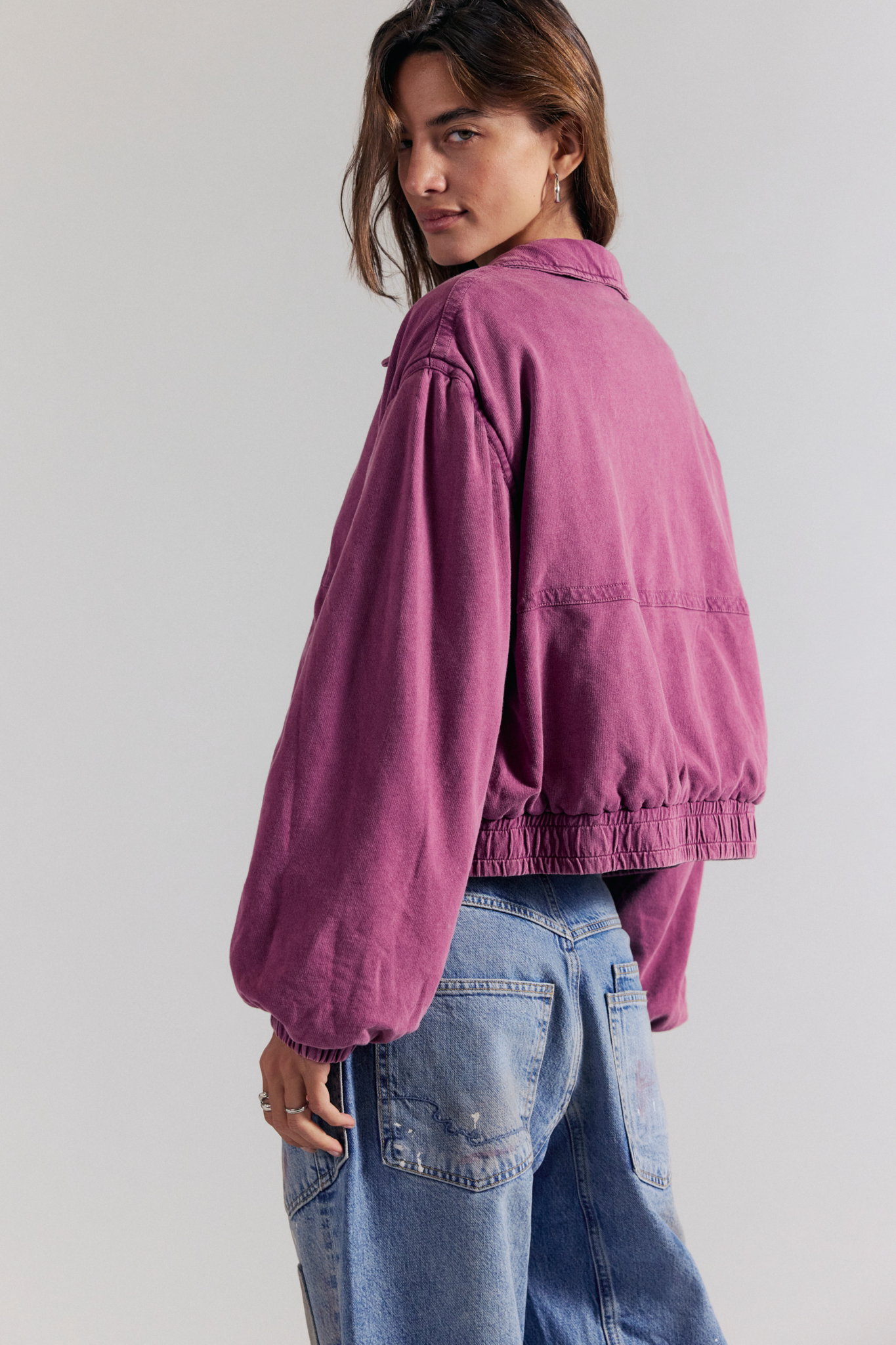Free People Birdie Washed Jacket
