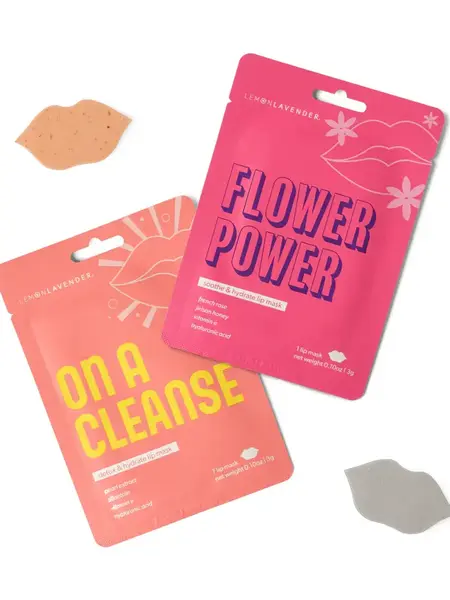 Lemon Lavender Pucker Up Hydrogel Lip Mask