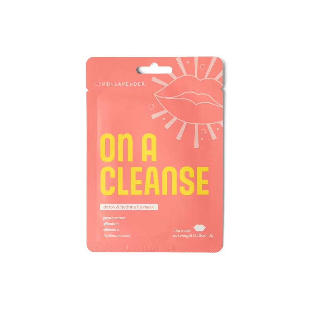 Lemon Lavender Pucker Up Hydrogel Lip Mask