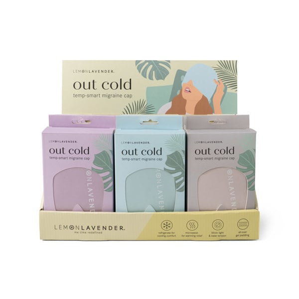 Lemon Lavender Out Cold Migraine Cap