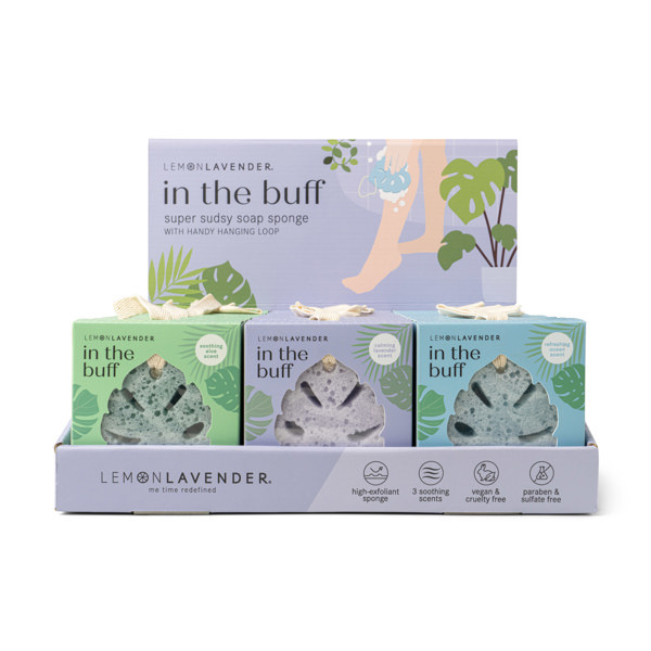 Lemon Lavender In The Buff Soap Sponge