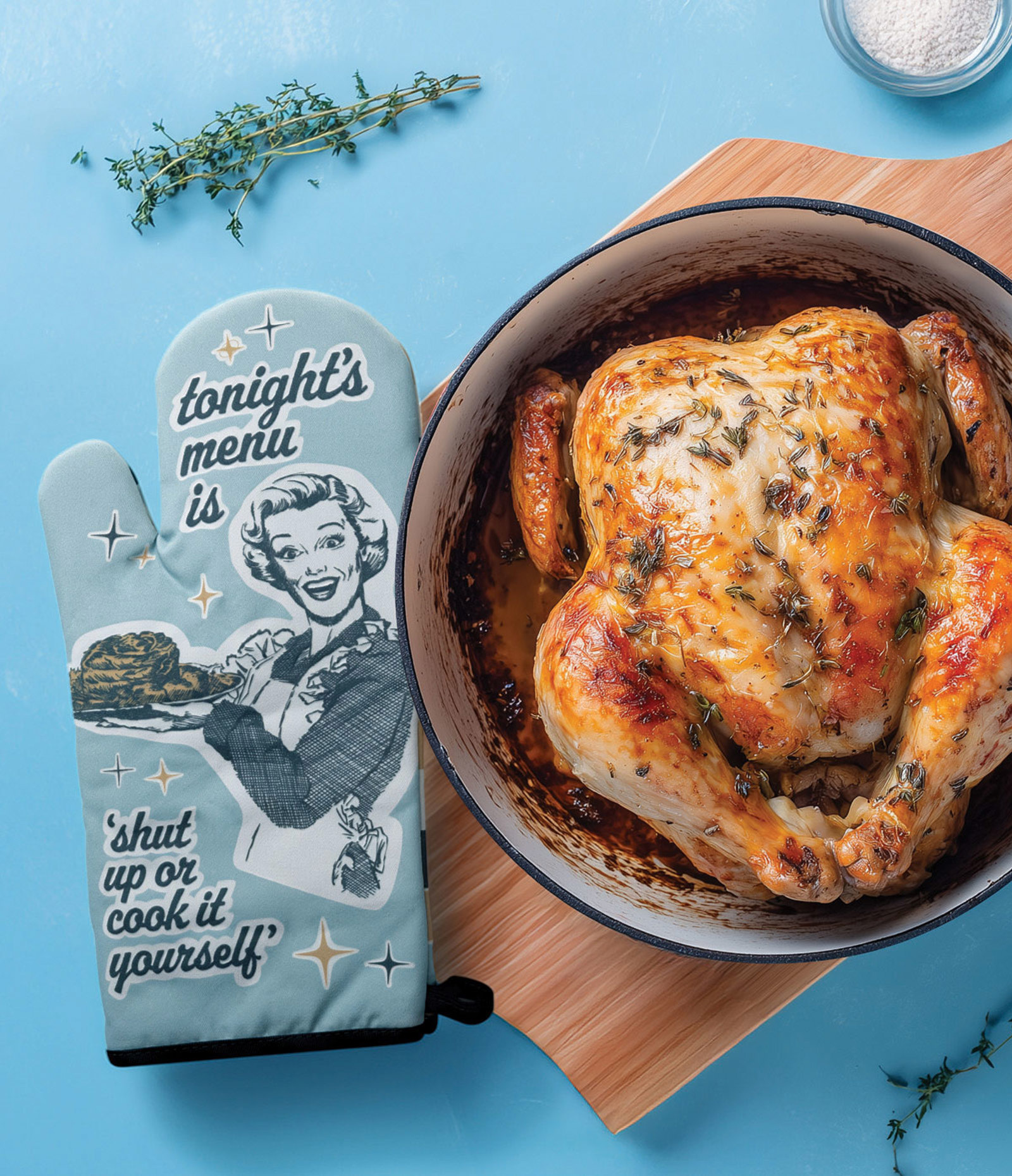 Reluctant Chef Oven Mitt