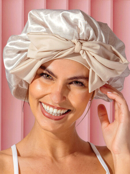 Lemon Lavender Snooze Control Satin Sleep Bonnet