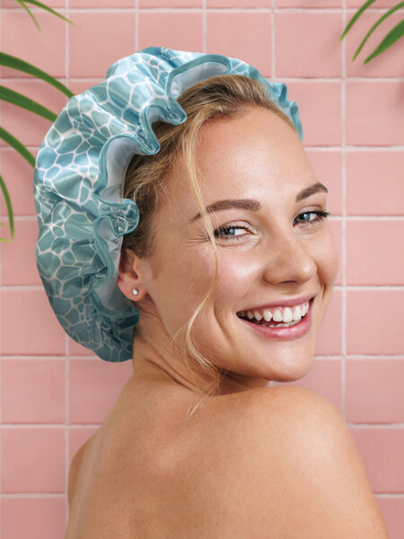 Lemon Lavender Not Your Grandma Shower Caps