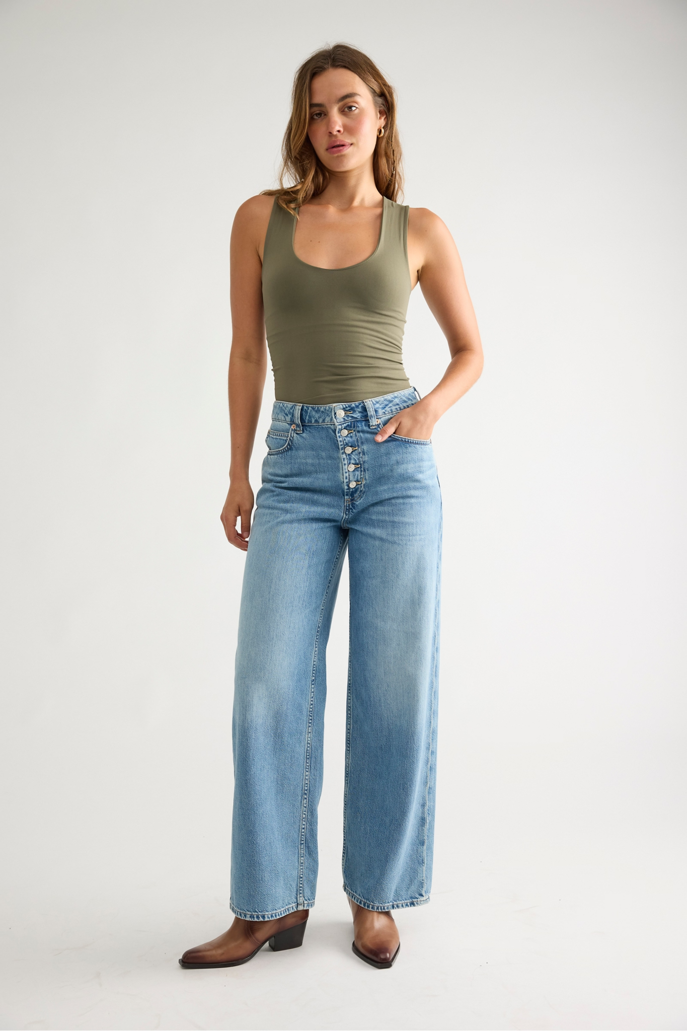 Free People Clean Lines Muscle Cami