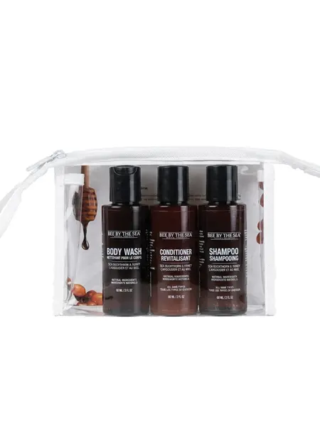 Bee By The Sea Mini Shower Travel Kit