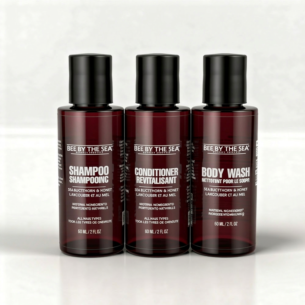 Bee By The Sea Mini Shower Travel Kit