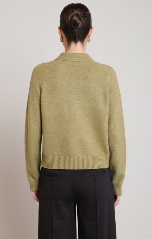 Black Tape Ribbed Cardigan Sweater