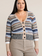 Dex Melange Striped Cardigan