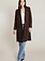 Black Tape Suede Coat
