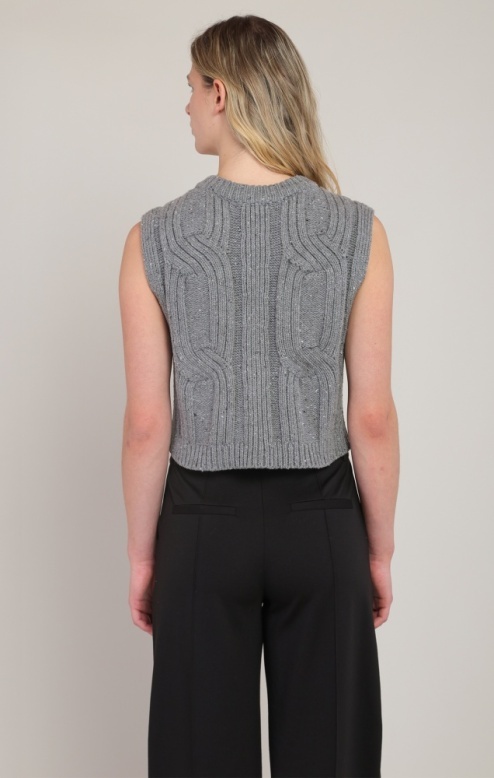 Room 34 Cable Knit Vest