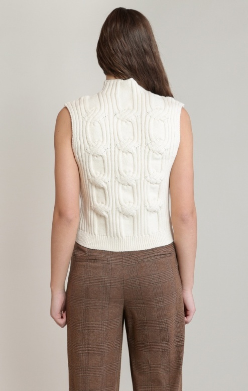 Room 34 Cable Knit Vest