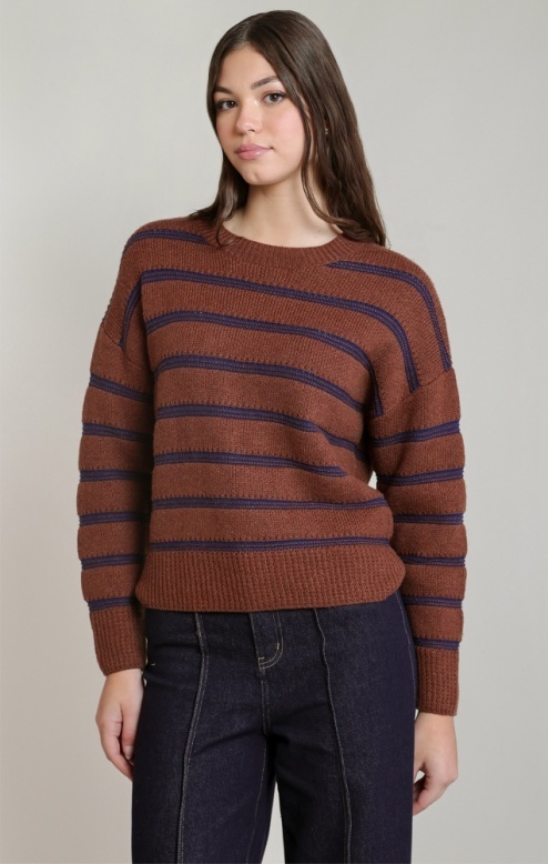 Dex Stripe Crewneck Sweater