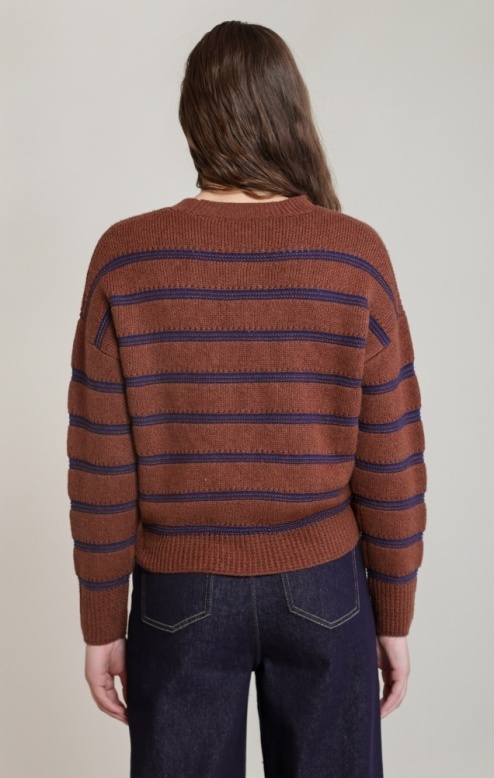 Dex Stripe Crewneck Sweater