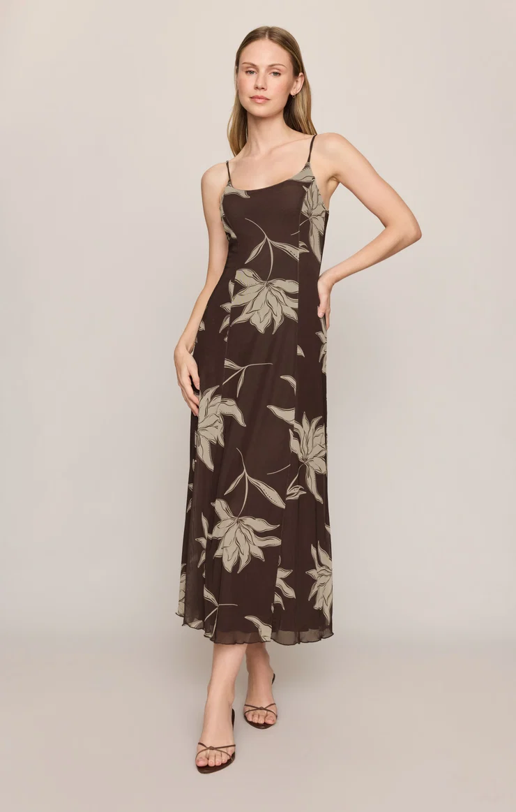 Z Supply Charisma Floral Midi Dress