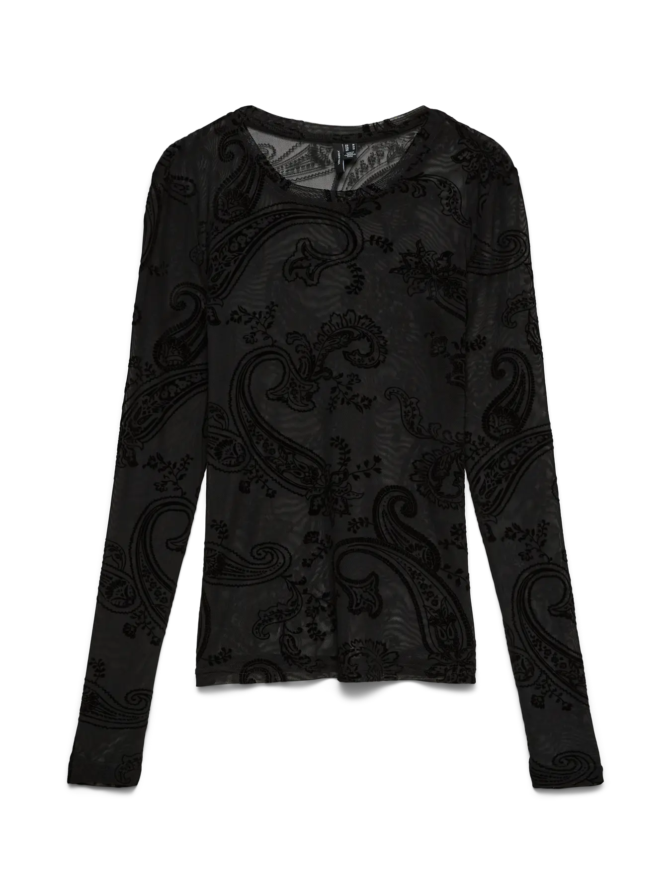 Vero Moda Lova Long Sleeve Mesh Top