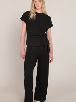 Room 34 Textured Wide Leg Pants