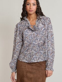 Dex Balloon Sleeved Blouse