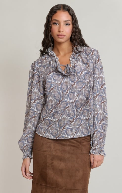 Dex Balloon Sleeved Blouse