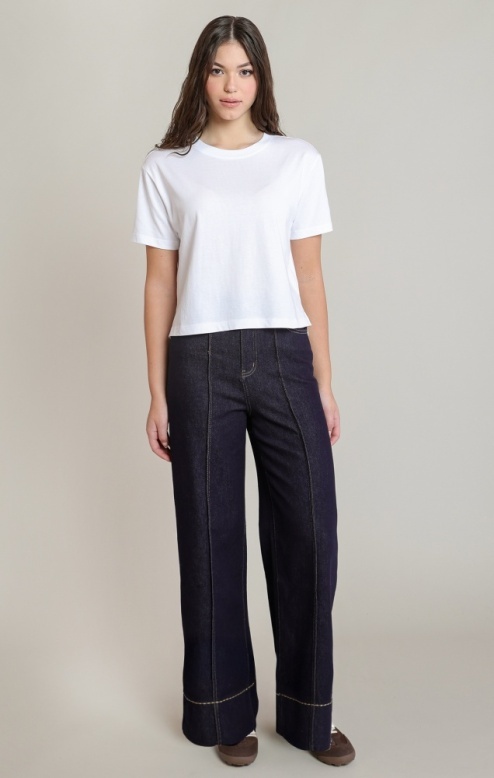 Dex Stitching Detail Denim Pants