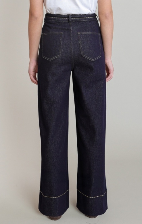 Dex Stitching Detail Denim Pants