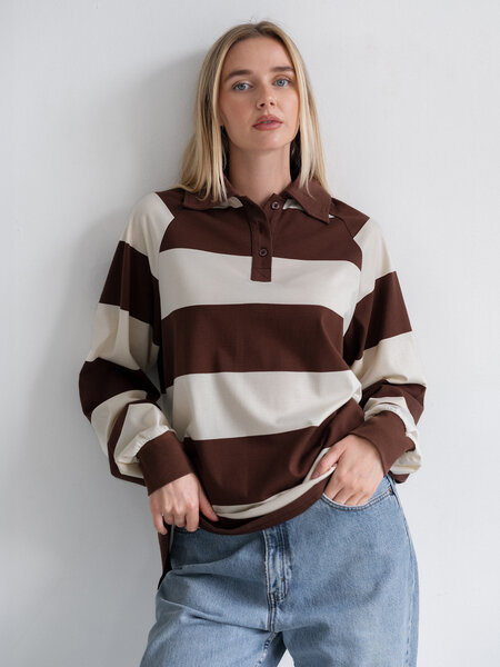 Brunette The Label Classic Rugby Polo