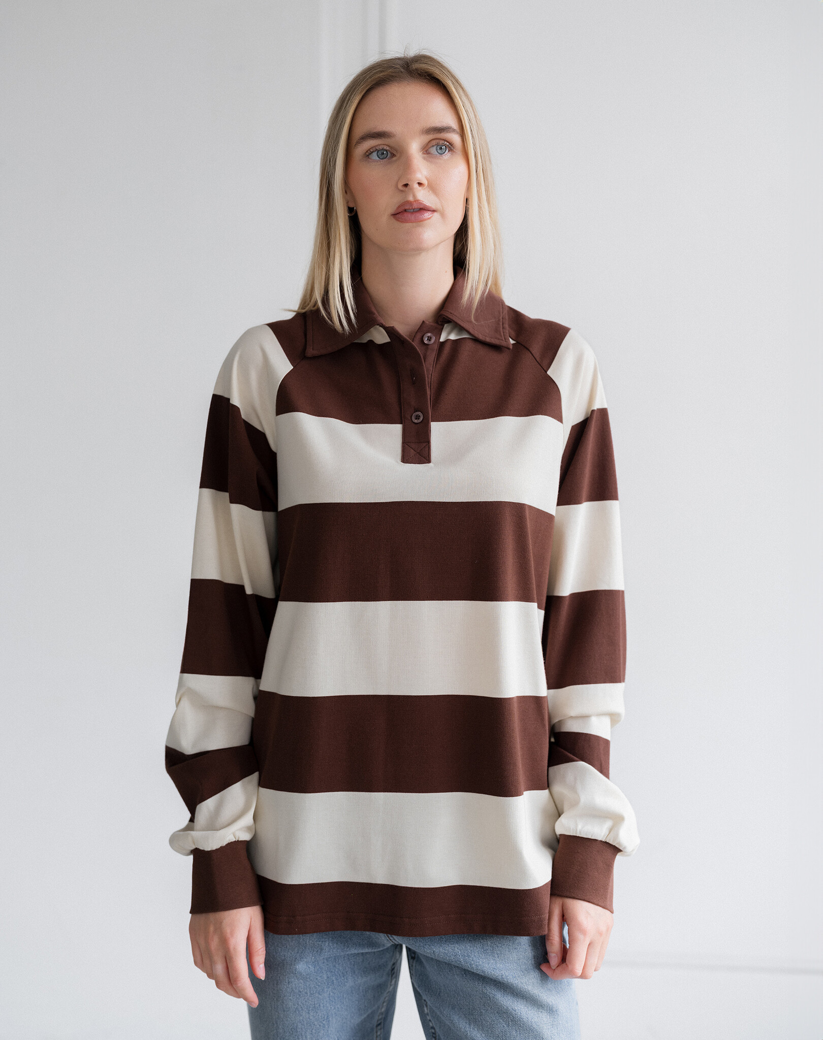 Brunette The Label Classic Rugby Polo