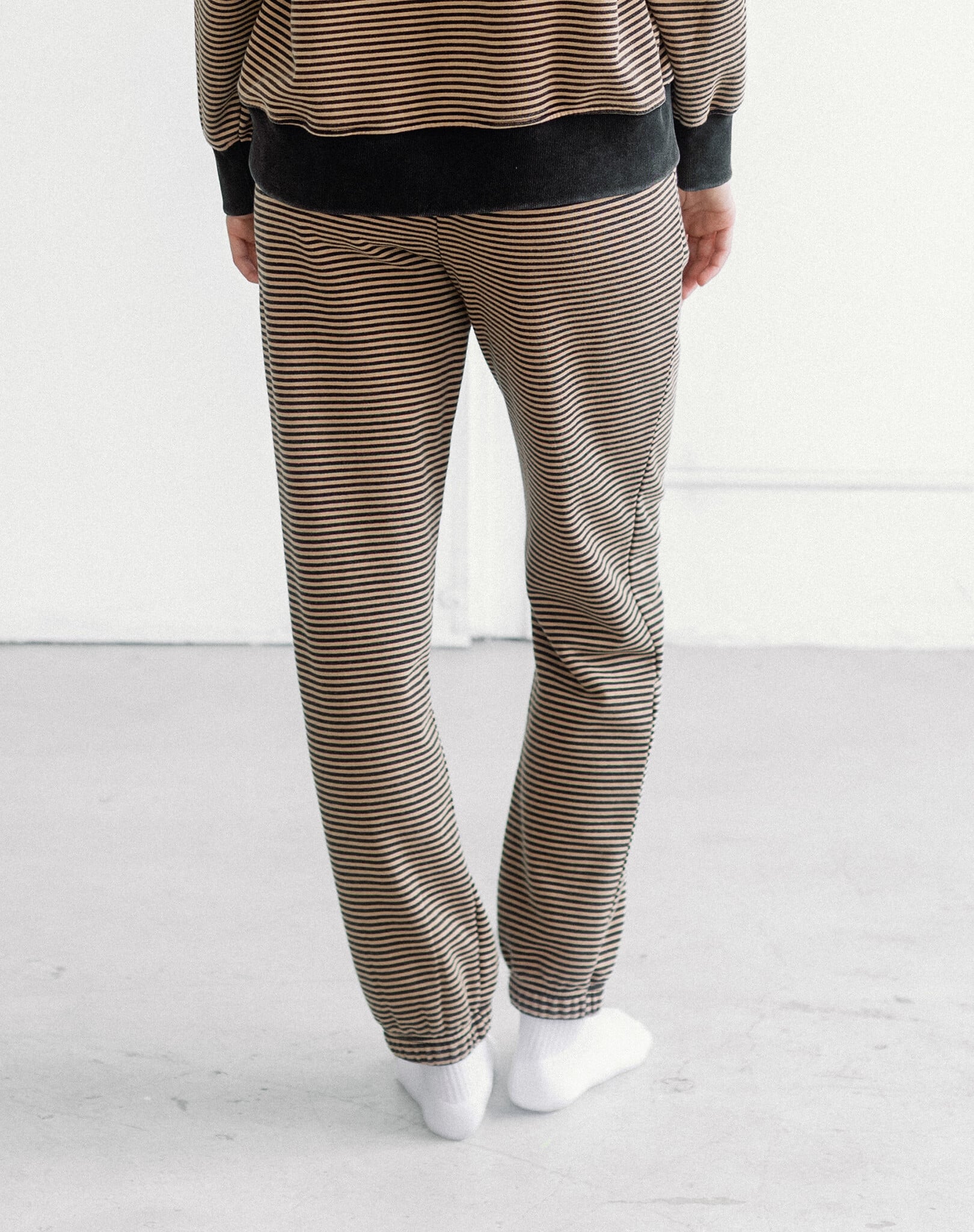 Brunette The Label Mini Striped BF Jogger