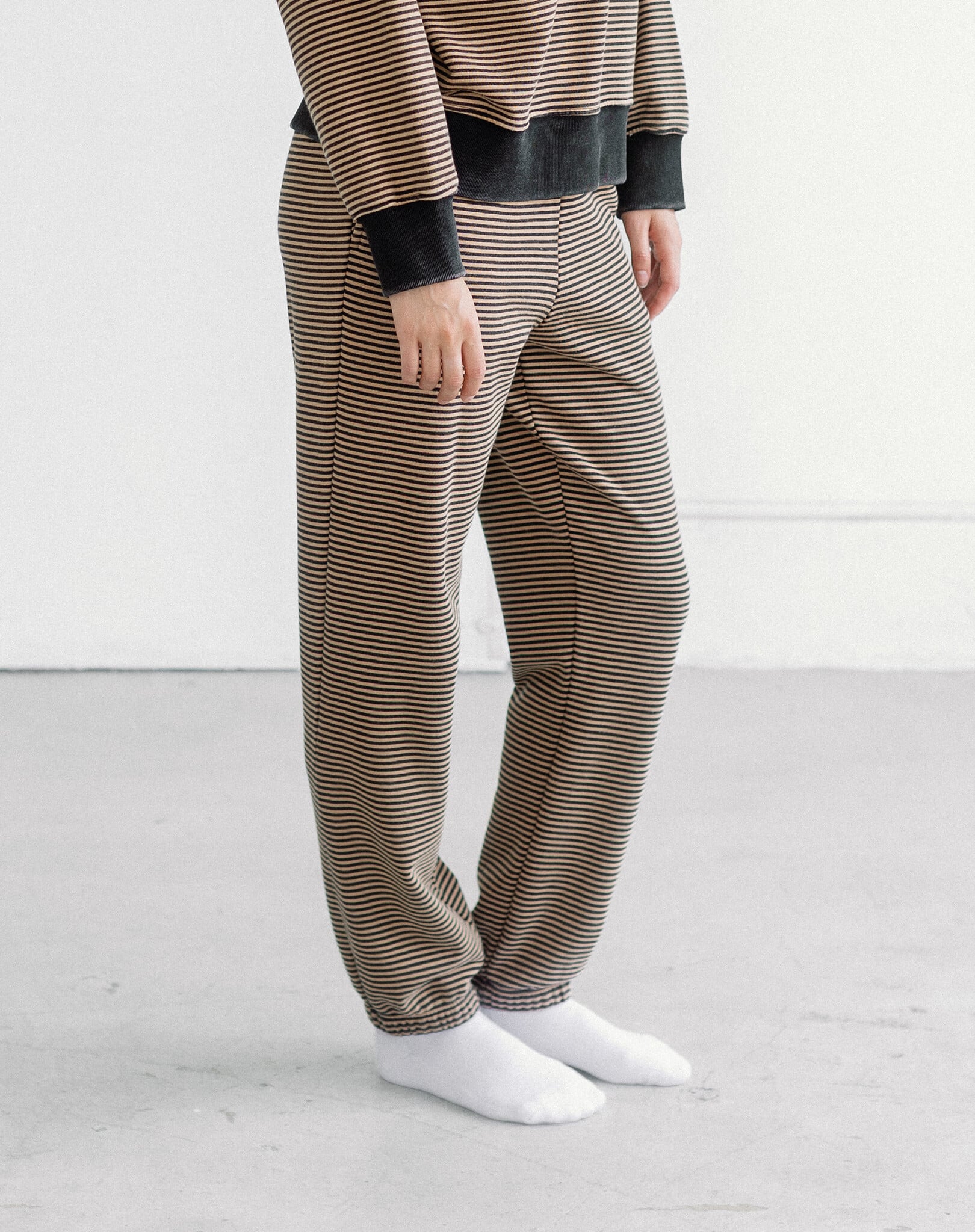 Brunette The Label Mini Striped BF Jogger