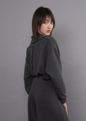 RD Style Mauritz Striped Soft Knit Zip Up