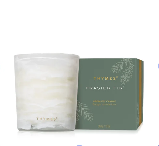 Thymes Tidings Boxed Candle Fraiser Fir 13oz